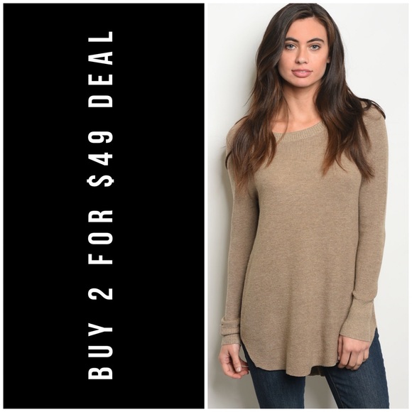 January Summer Sweaters - ❄️LAST1️⃣//TAUPE SWEATER